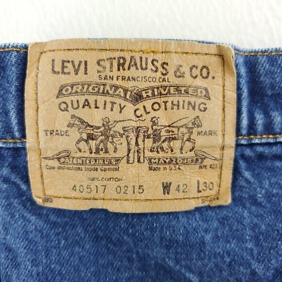 Levi's 517 Jeans Orange Tab Vintage USA Bootcut Denim Men's "42x30" Actual 40x29 - Picture 2 of 12
